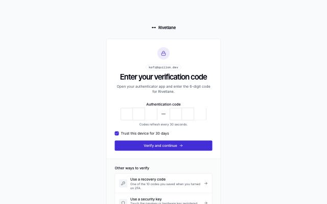 Two-factor code